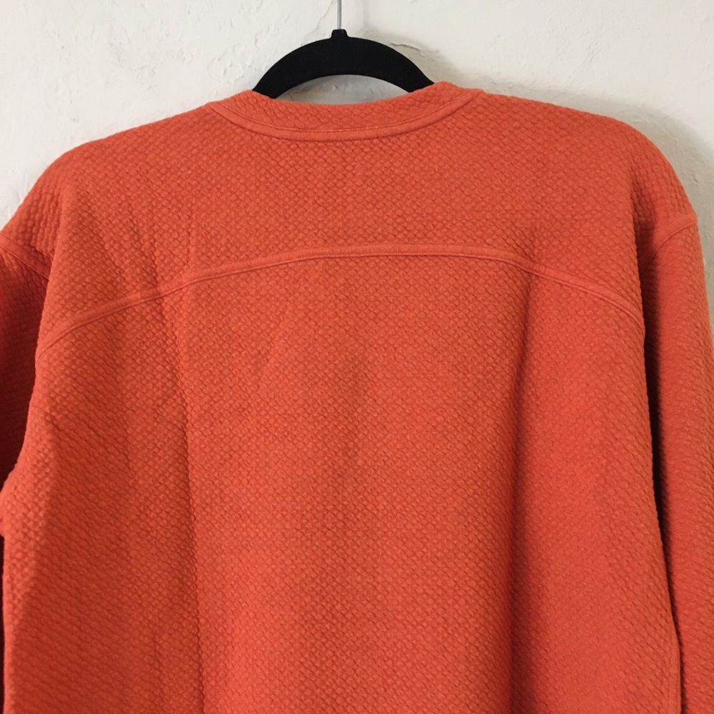 Lululemon All Yours Crewneck Sweatshirt 8 Orange Textured Oversized Loun… - Picture 9 of 10